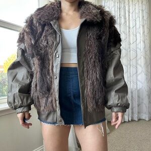 Rare, Leather & Fur Jacket